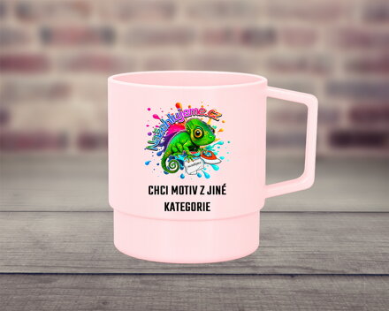 Plastový hrnek barevný MOTIV Z JINÉ KATEGORIE