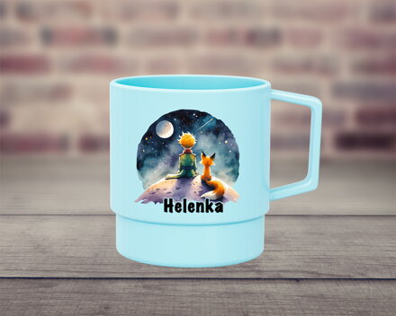 Plastový hrnek barevný Malý princ