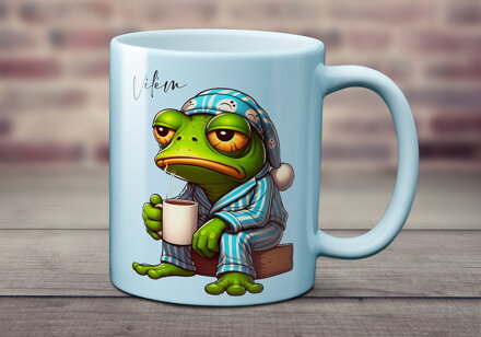 Pastelový keramický hrnek Coffee Animals