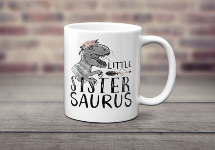 Keramický hrnek Little Sistersaurus