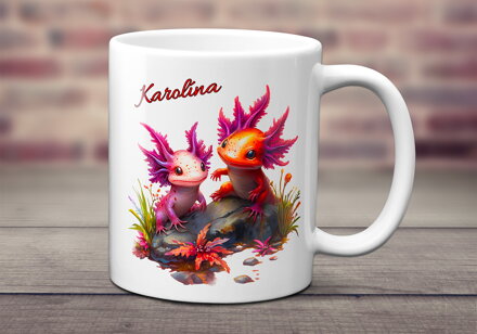 Hrnek se jménem Axolotl