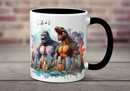Hrnek Godzila x King Kong