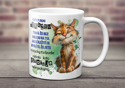 Keramický hrnek Kočky jsou důkazem