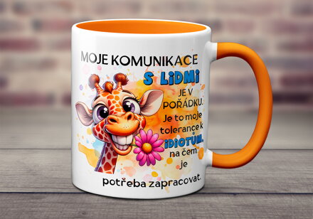 Keramický hrnek Komunikace s lidmi