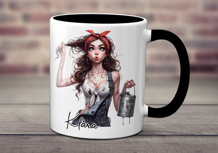 Keramický hrnek Mechanička