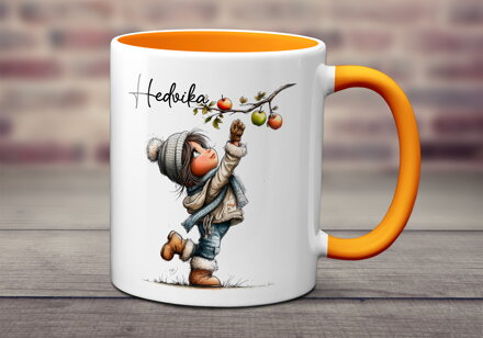 Hrnek Podzimní dívka