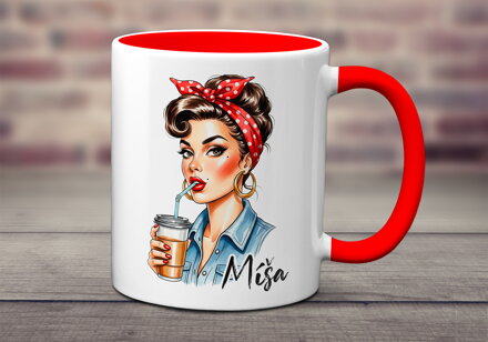 Keramický hrnek Retro Women