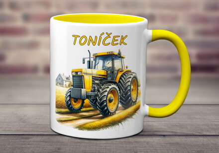 Hrnek Traktor a kombajn