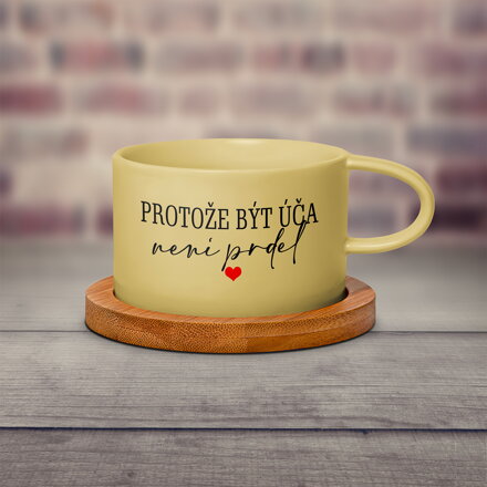 Makronka hrneček Být úča není prdel
