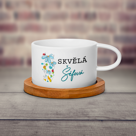 Makronka hrneček Skvělá šéfová