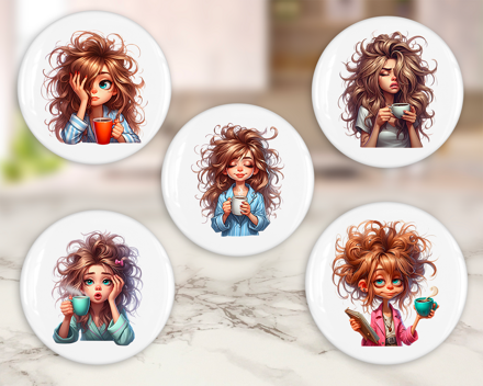 Magnetky Coffee girl