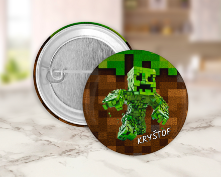Připínáček/Přívěsek Minecraft