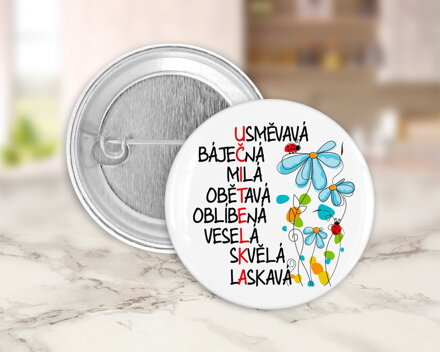 Připínáček/Přívěsek Učitelka
