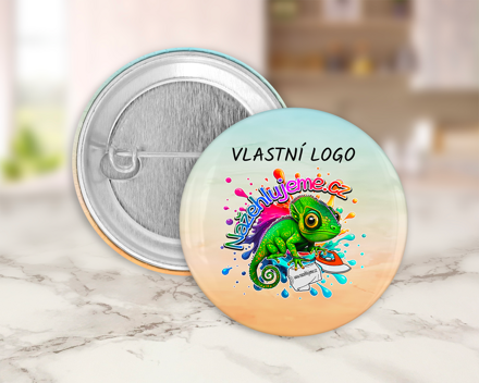 Připínáček/Přívěsek VLASTNÍ LOGO