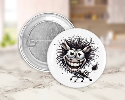 Připínáček/Přívěsek Zebra