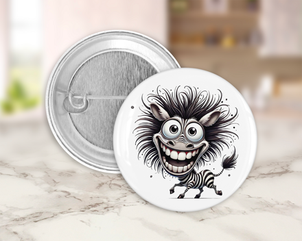 Připínáček/Přívěsek Zebra