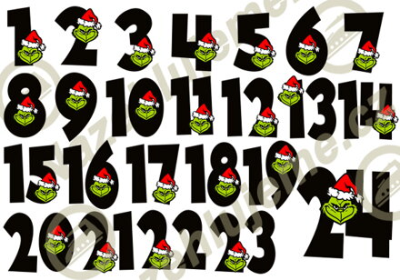 Adventní kalendář Grinch