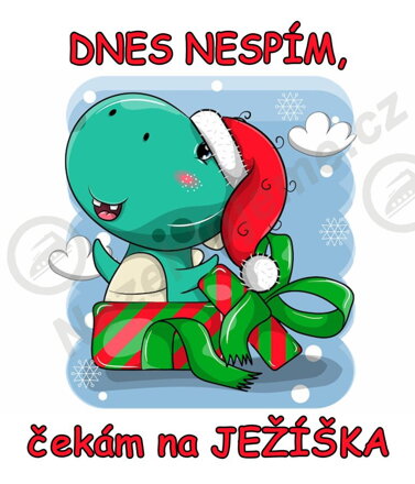 Vánoční nažehlovačka Dnes nespím...