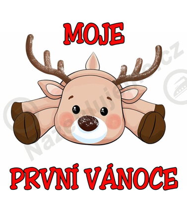 Vánoční nažehlovačka Moje první Vánoce Sob 2