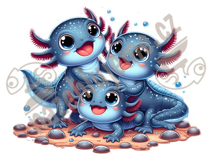 Nažehlovačka Axolotl