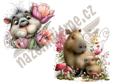 Nažehlovačka Capybara