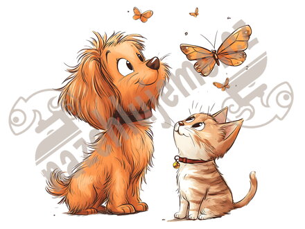 Nažehlovačka Cat & Dog