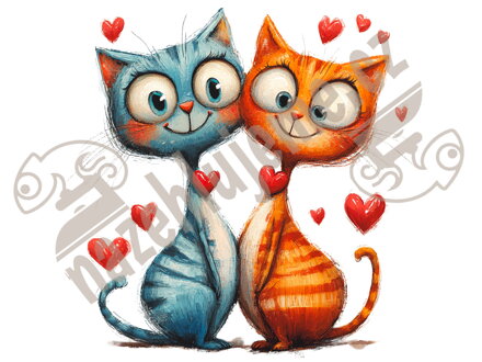 Nažehlovačka Cat LOVE