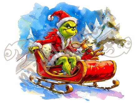 Nažehlovačka Grinch
