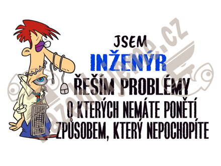 Samolepka Jsem Inženýr 2