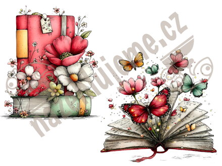 Nažehlovačka Květinová kniha