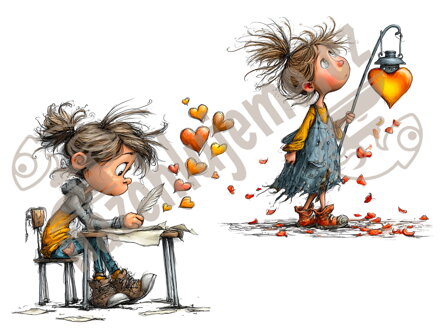 Nažehlovačka Love Girl