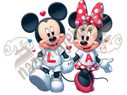 Nažehlovačka Mickey a Minnie