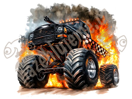 Nažehlovačka Monster Truck