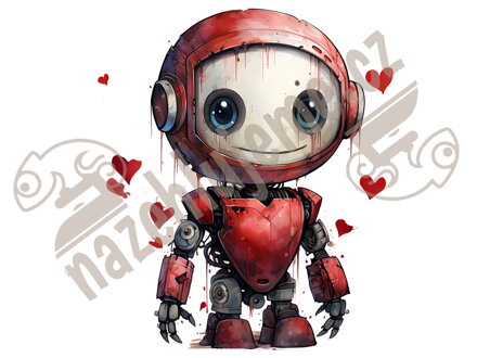 Nažehlovačka Roboti LOVE
