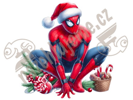 Nažehlovačka Vánoční Spidermann
