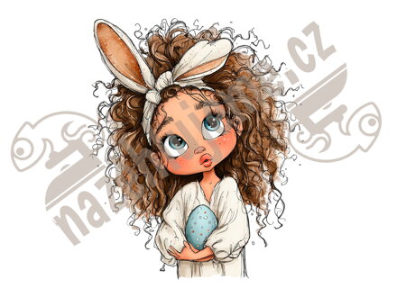 Nažehlovačka Velikonoce Girl