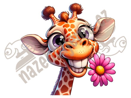 Nažehlovačka Žirafy face