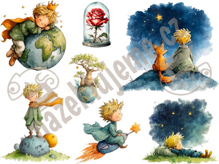 Nažehlovací arch Malý princ 2