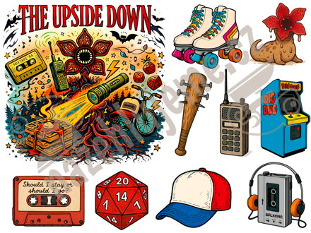 Samolepky arch Obrácený svět 3