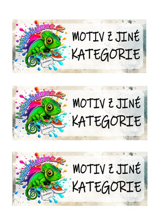 Nažehlovací jmenovka MOTIV Z JINÉ KATEGORIE
