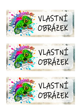 Nažehlovací jmenovka VLASTNÍ OBRÁZEK