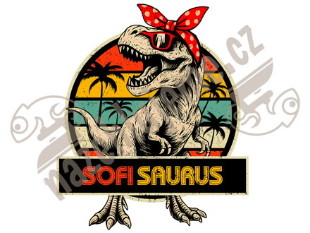 Nažehlovačka Dítěsaurus holka