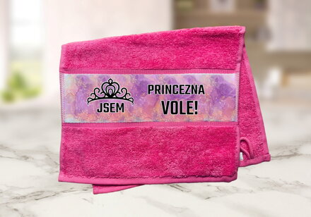 Ručník Jsem princezna Vole