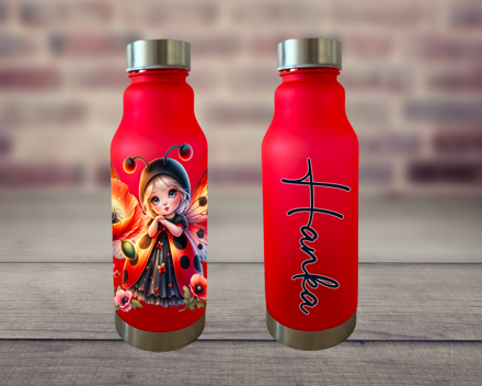 Plastová lahev na vodu Berušková víla