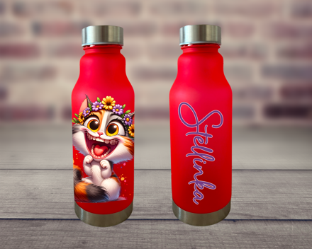 Plastová lahev na vodu Bláznivá zvířátka