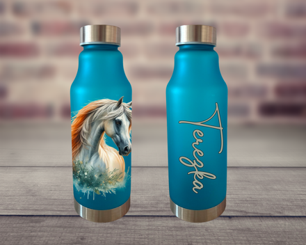 Plastová lahev na vodu Koně