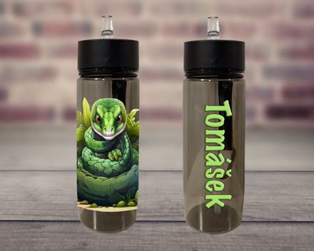 Plastová lahev s pítkem Jungle