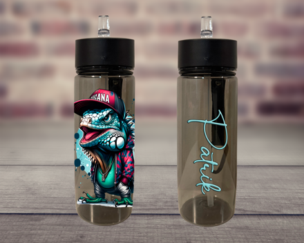 Plastová lahev s pítkem Street animals