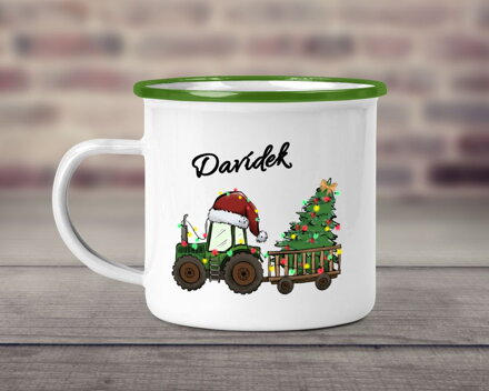 Plecháček Vánoční traktor