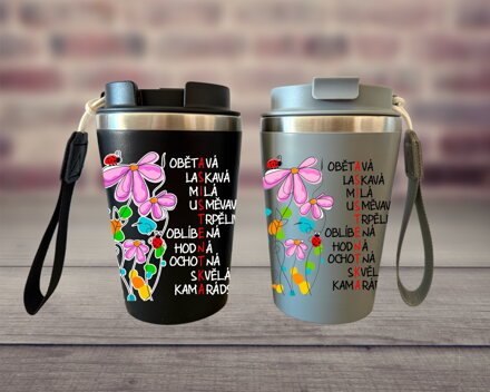 Pohárek na kávu Asistentka kytky